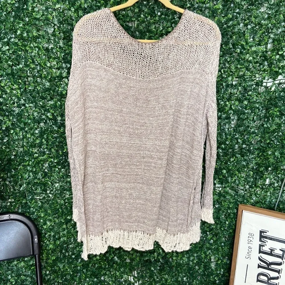 Oversize‎ long sweater by free people